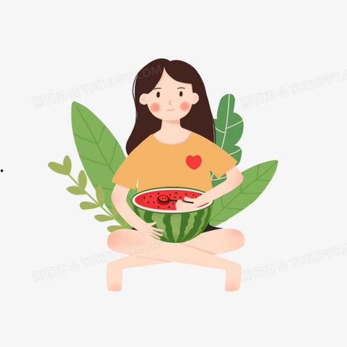 吃瓜场景手绘视频,跟随手绘视频探索吃瓜场景的趣味瞬间