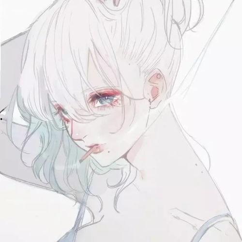 高冷女神吃瓜头像动漫,动漫头像揭秘隐藏魅力